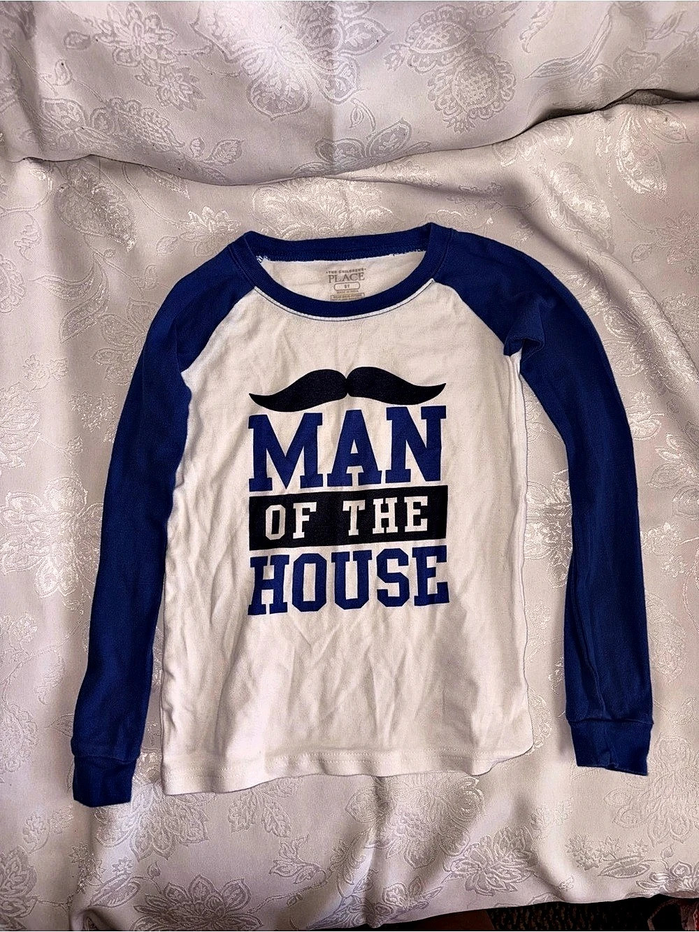 The Children's Place Man of the House Graphic Long Sleeve Raglan Shirt Boys 5T